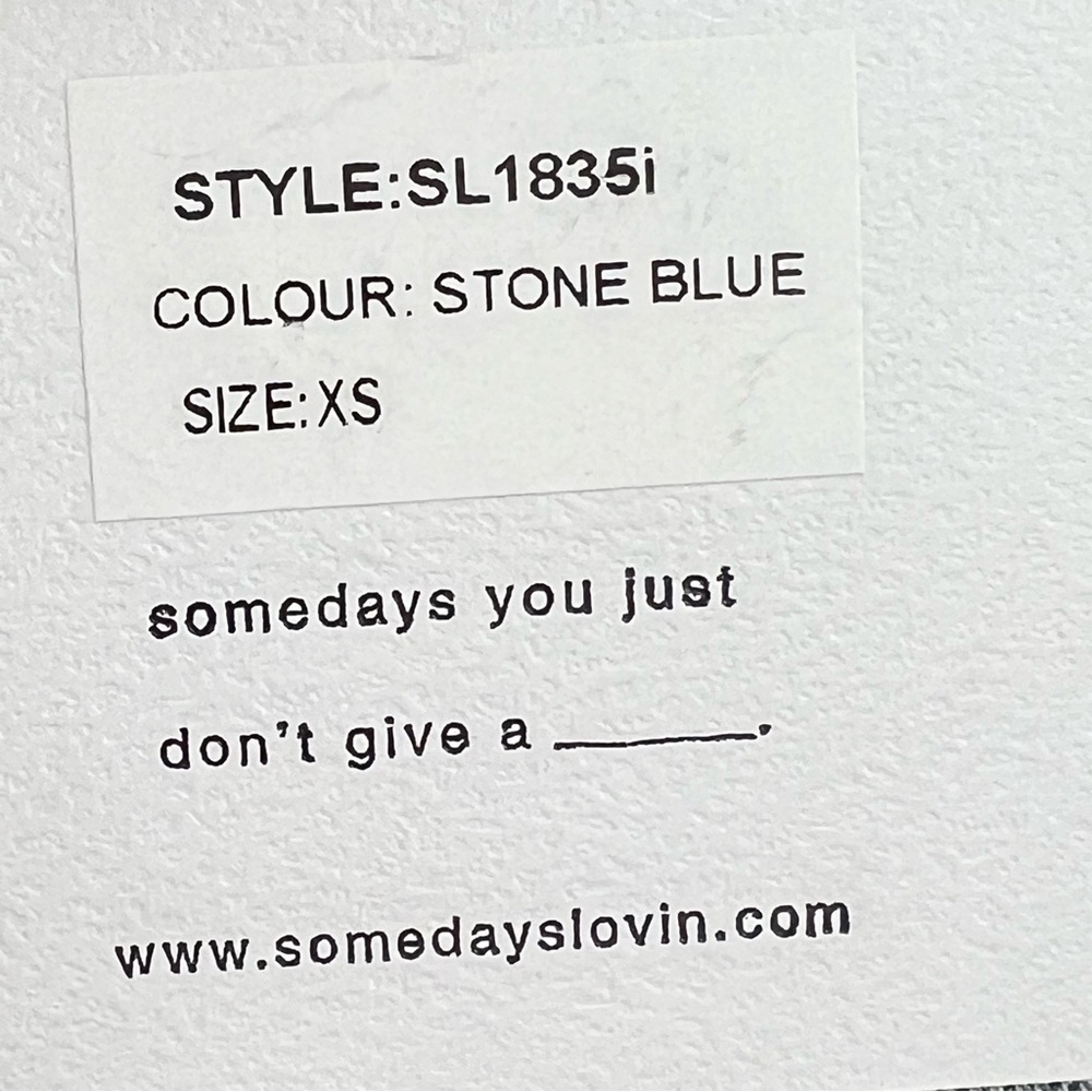 Somedays Lovin NWT Booty Call Destroyed Denim Shorts size XS - Picture 5 of 9